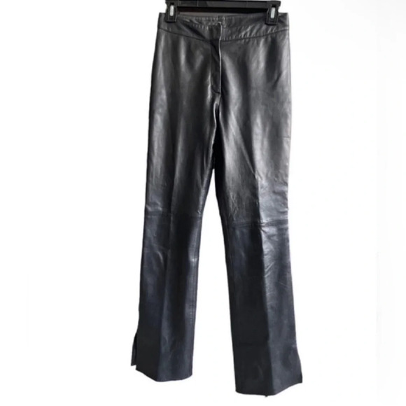 Cache Black Leather Pants - Picture 3 of 9